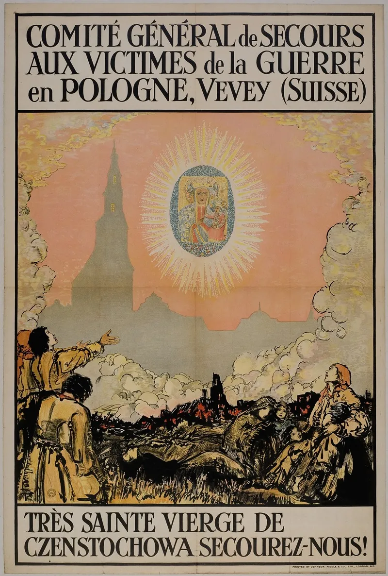 Tres Sainte Vierge De Czenstochowa Secourez Nous Wall Art by Anonymous - High-Resolution Digital Print