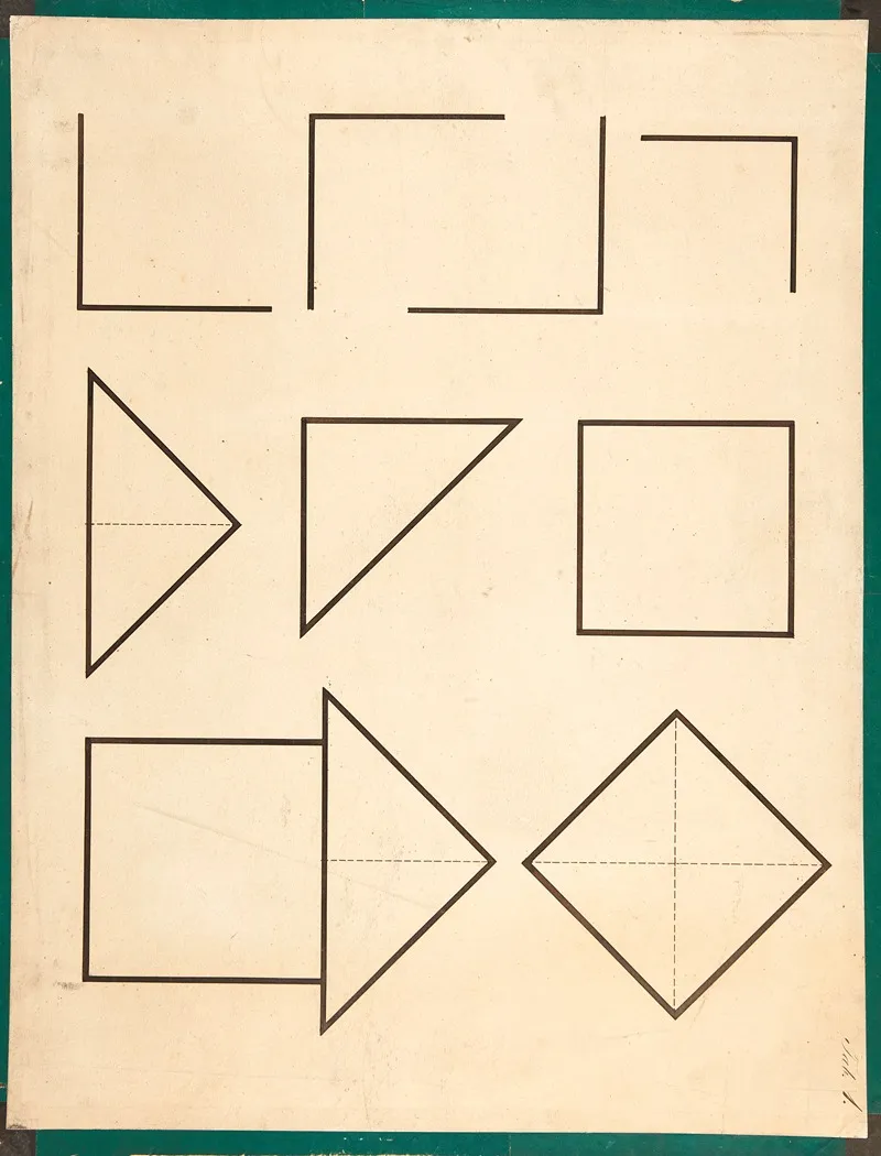Triangles Angles And Squares Wall Art by Henrich Janniche - High-Resolution Digital Print