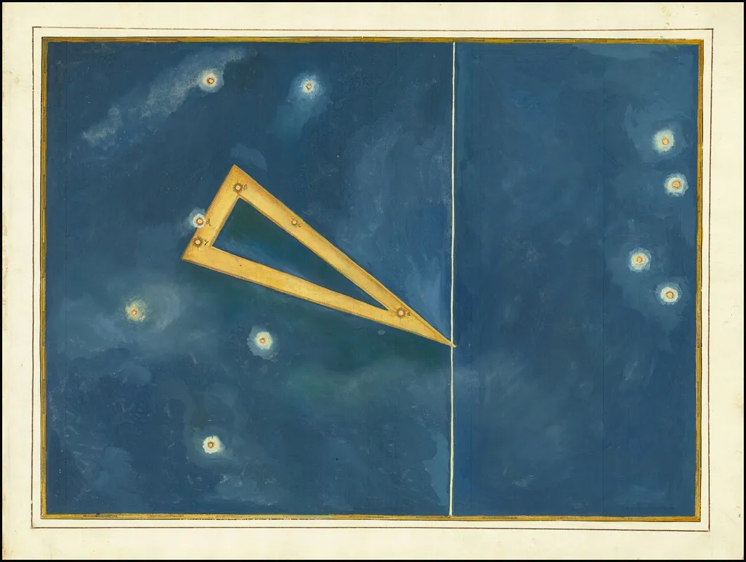 Triangulum Wall Art by Johann Bayer - High-Resolution Digital Print
