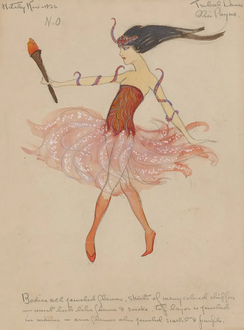 Tribal Dance Miss Payne Wall Art by Helen Marguerite O'Kane - High-Resolution Digital Print