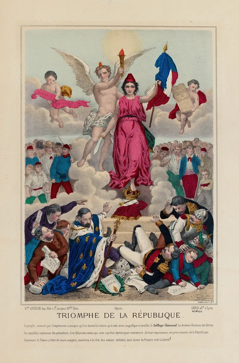 Triomphe De La Republique Wall Art by Gosselin - High-Resolution Digital Print