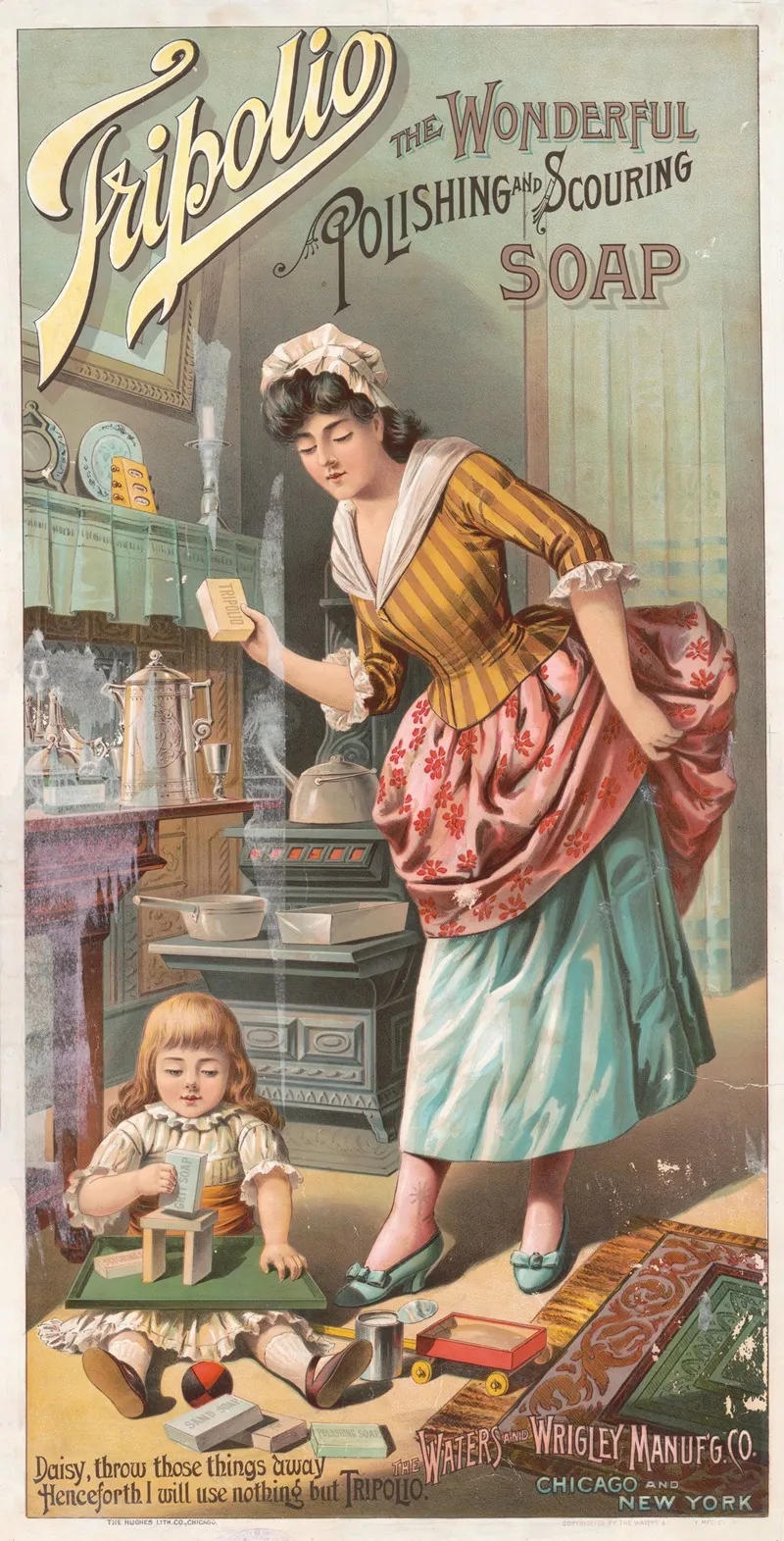 Tripolio The Wonderful Polishing Scouring Soap Wall Art by Hughes Lith. Co. - High-Resolution Digital Print