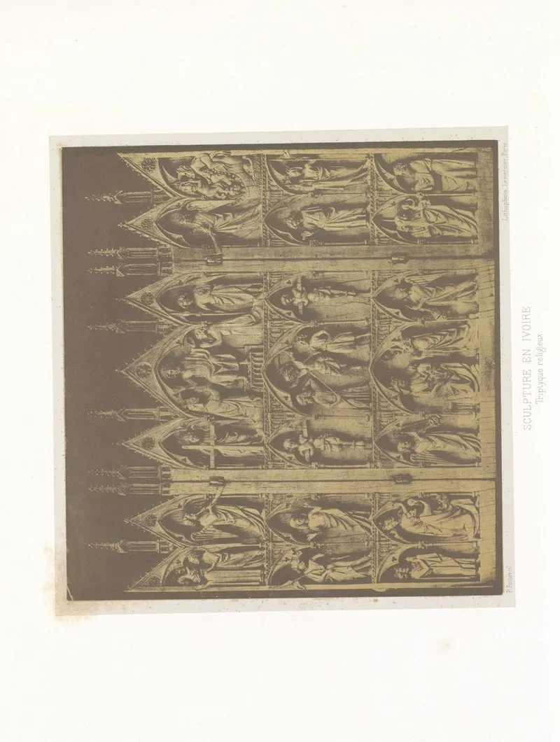 Triptyque Religieux Wall Art by Joseph Rose Lemercier - High-Resolution Digital Print