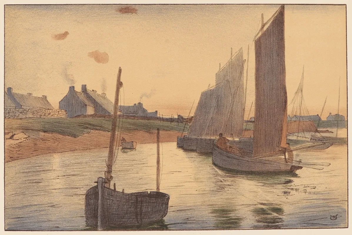 Tristesse Sur La Mer 2 Wall Art by André Ulmann - High-Resolution Digital Print