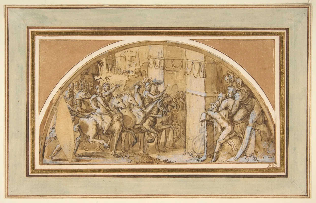 Triumphal Entry Into A City