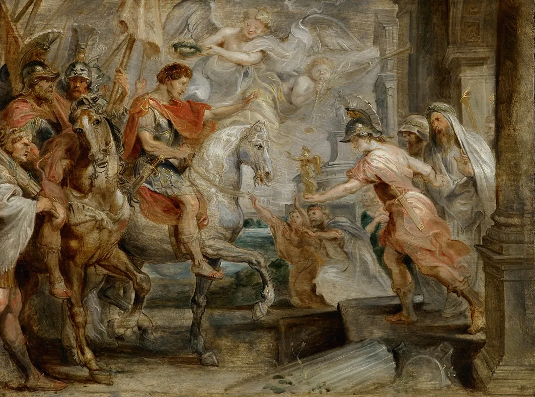 Triumphant Entry Of Constantine Into Rome Wall Art by Peter Paul Rubens - High-Resolution Digital Print