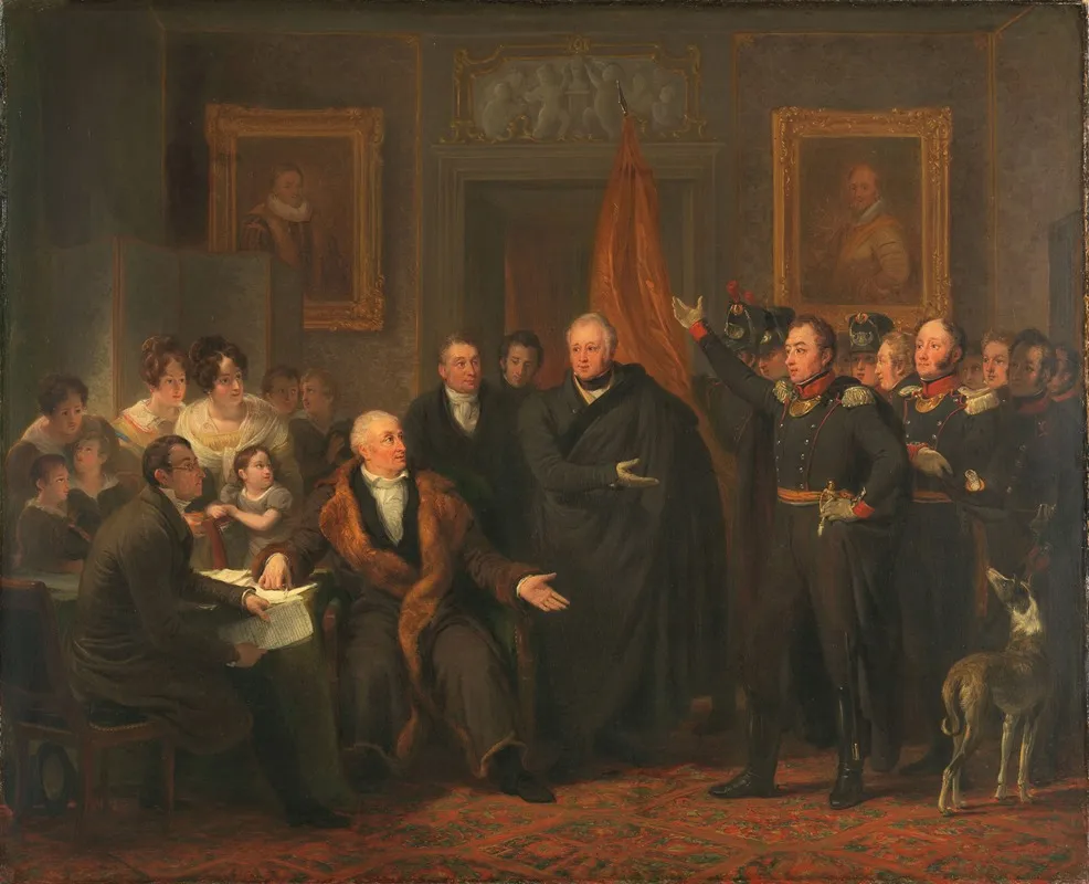 Triumvirate Assuming Power In The Name Of The Prince Of Orange 21 November 1813