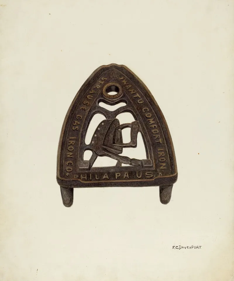 Trivet 34 Wall Art by F.C. Davenport - High-Resolution Digital Print