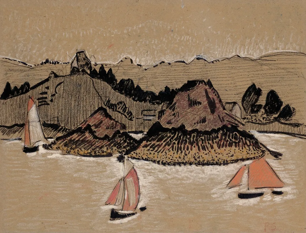 Trois Bateaux Sur Le Trieux