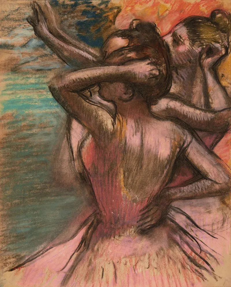 Trois Danseuses 4 Wall Art by Edgar Degas - High-Resolution Digital Print