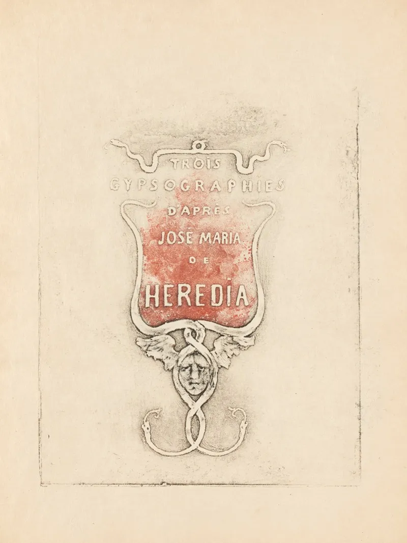 Trois Gypsographies Dapres Jose Maria De Heredia 2