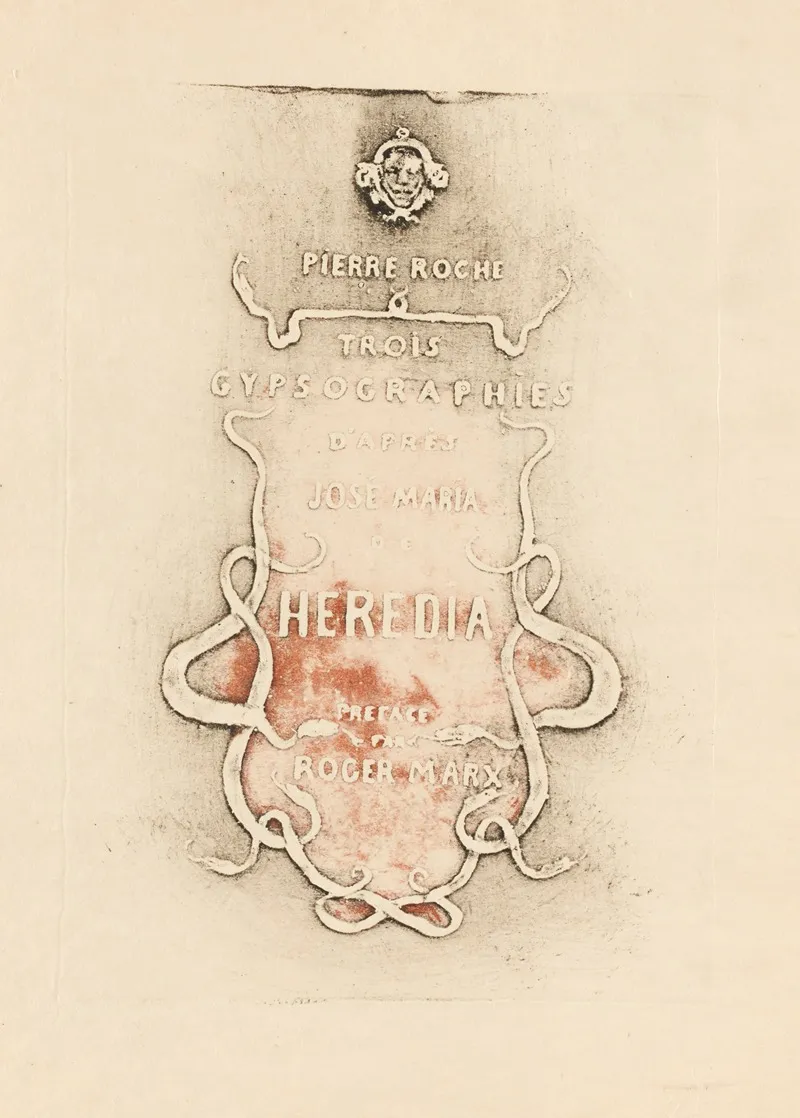 Trois Gypsographies Dapres Jose Maria De Heredia 3