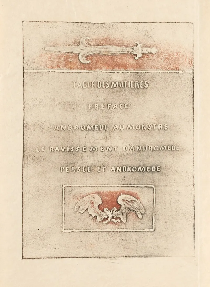 Trois Gypsographies Dapres Jose Maria De Heredia