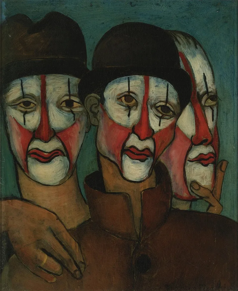Trois Mimes Wall Art by Francis Picabia - High-Resolution Digital Print