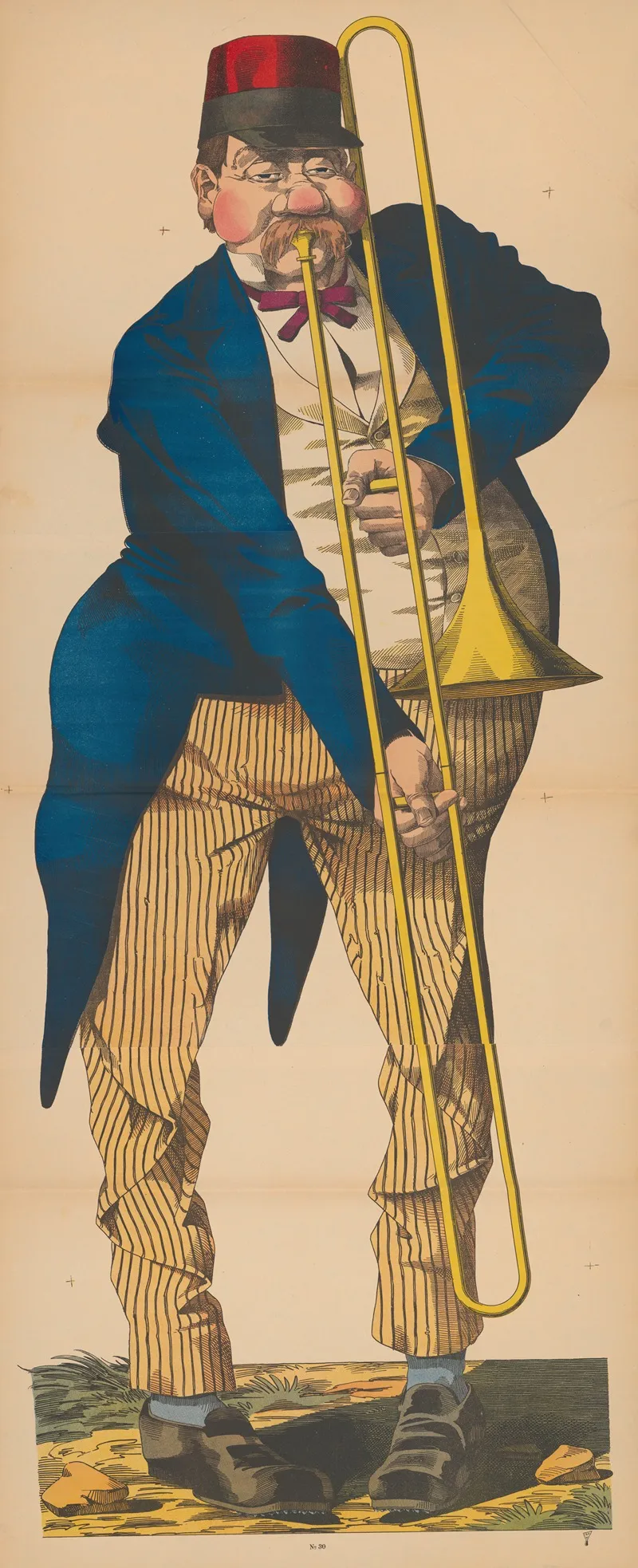 Trombone Player Wall Art by René Ackermann - High-Resolution Digital Print