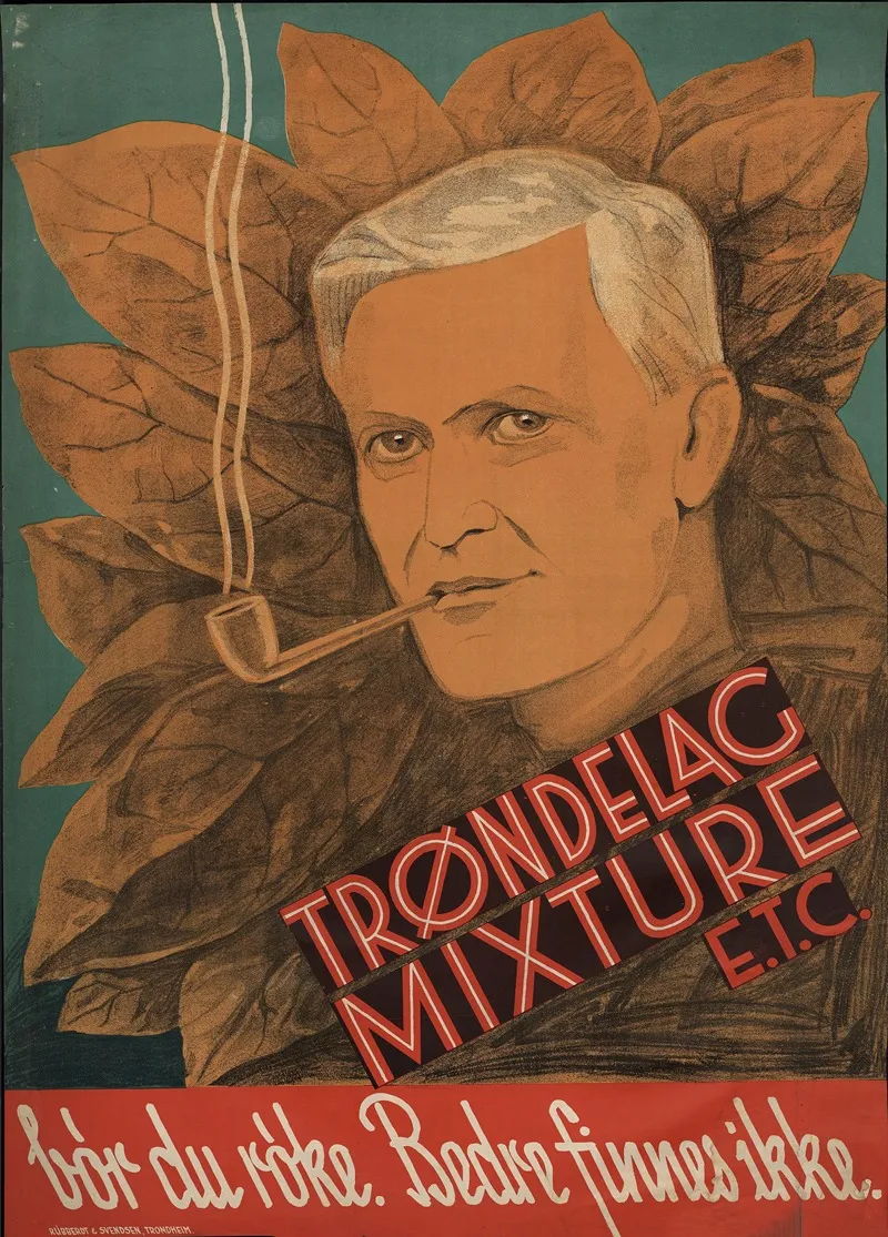 Trondelag Mixture E T C Bor Du Roke Bedre Finnes Ikke Wall Art by Rübberdt & Svendsen - High-Resolution Digital Print
