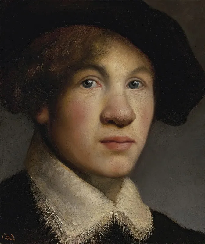 Tronie Of A Young Man Wall Art by Isaac de Jouderville - High-Resolution Digital Print