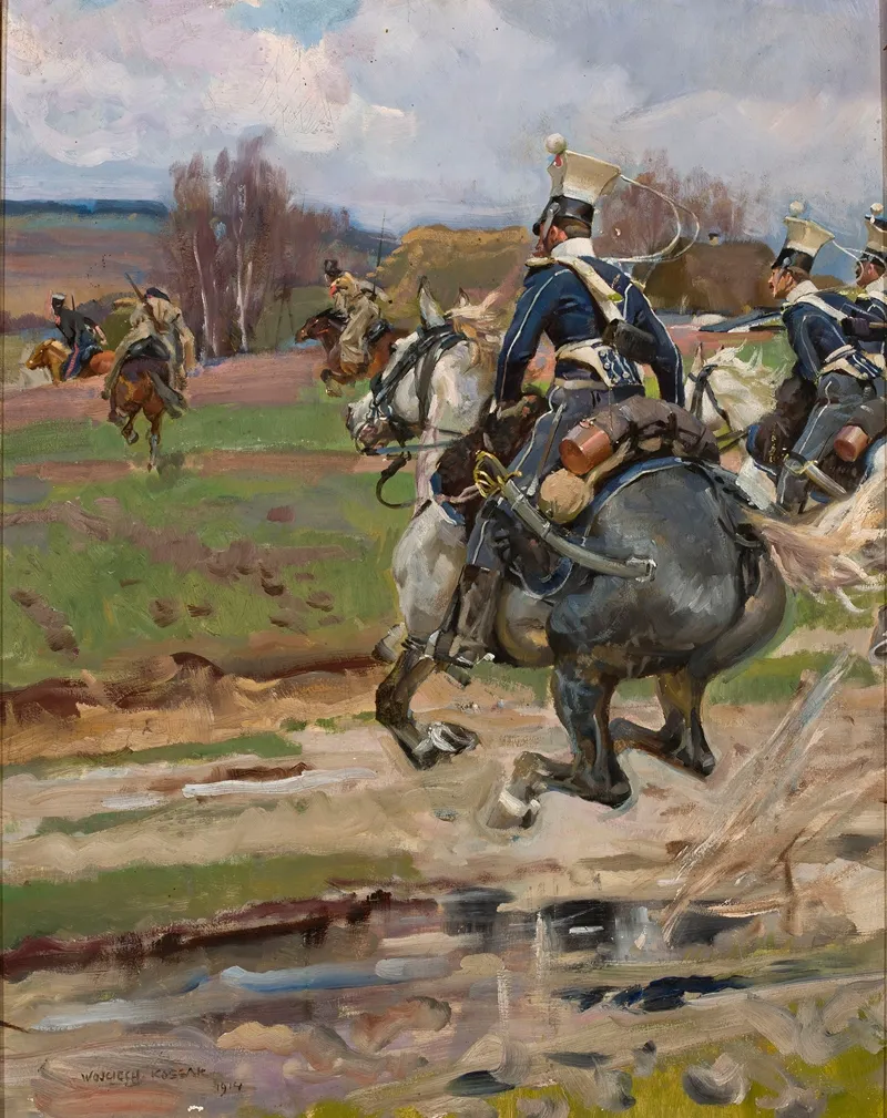 Troop Of Uhlans