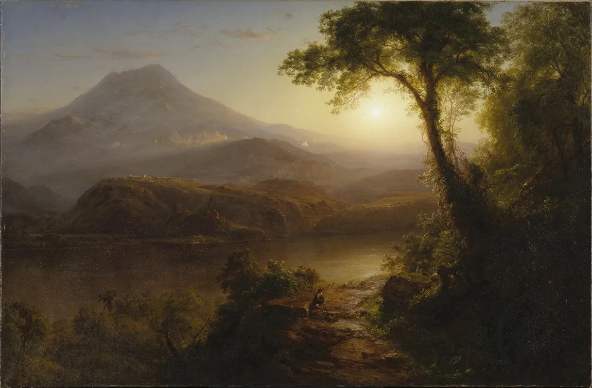 Tropical Scenery Wall Art by Frederic Edwin Church - High-Resolution Digital Print