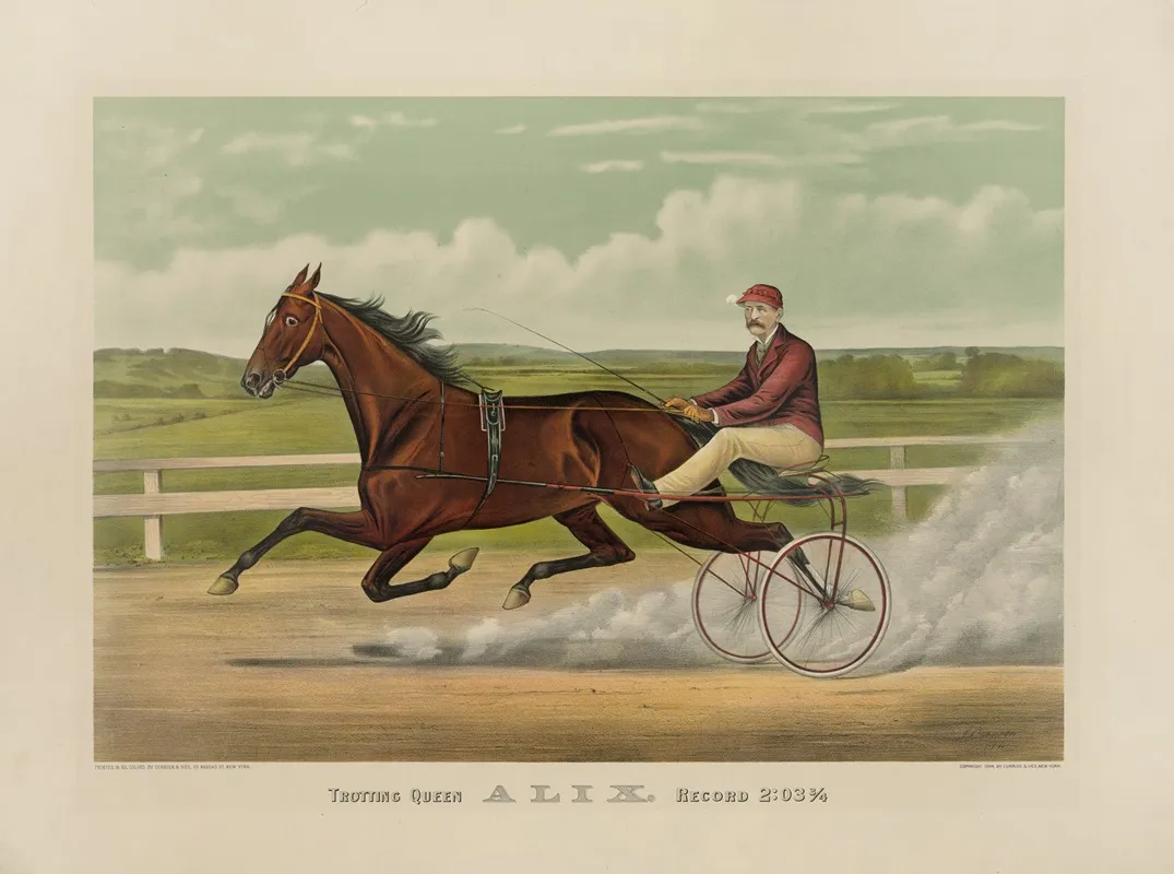 Trotting Queen Alix Wall Art by John Cameron - High-Resolution Digital Print