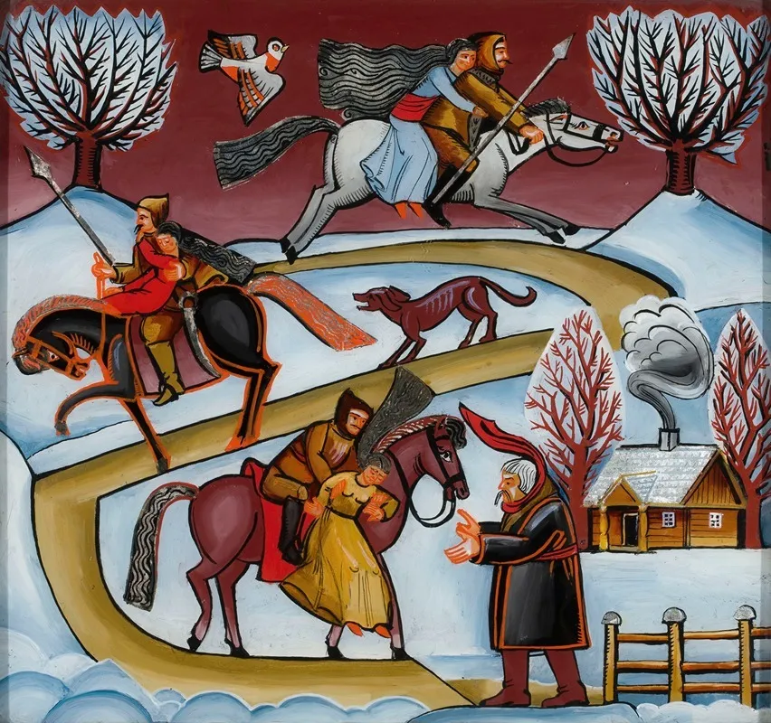 Trzech Budrysow Wall Art by Helena Schrammówna - High-Resolution Digital Print