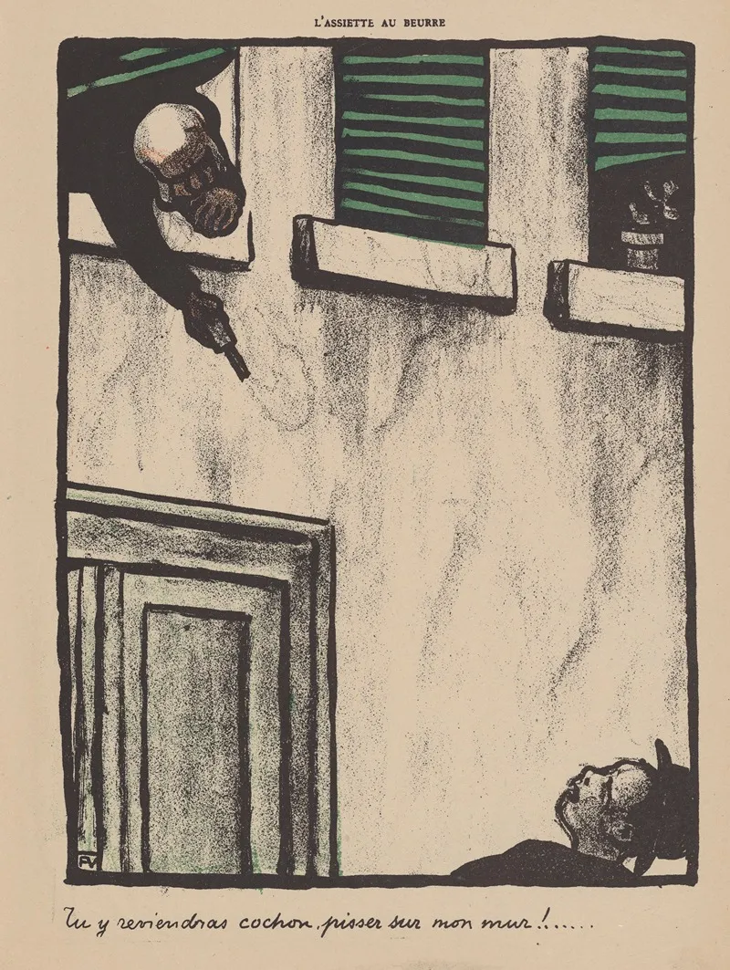 Tu Y Reviendras Cochon Pisser Sur Mon Mur