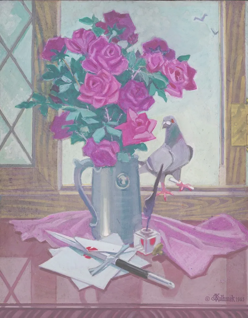 Tudor Rose Wall Art by James C. Kulhanek - High-Resolution Digital Print
