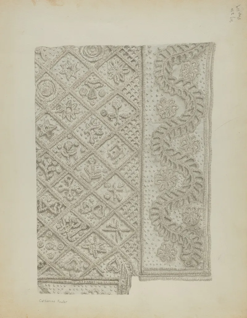 Tufted Candlewick Bedspread