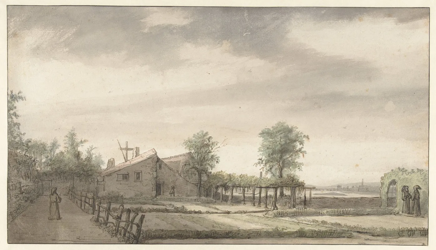 Tuin Van De Heremitage Te Nantes Wall Art by Lambert Doomer - High-Resolution Digital Print
