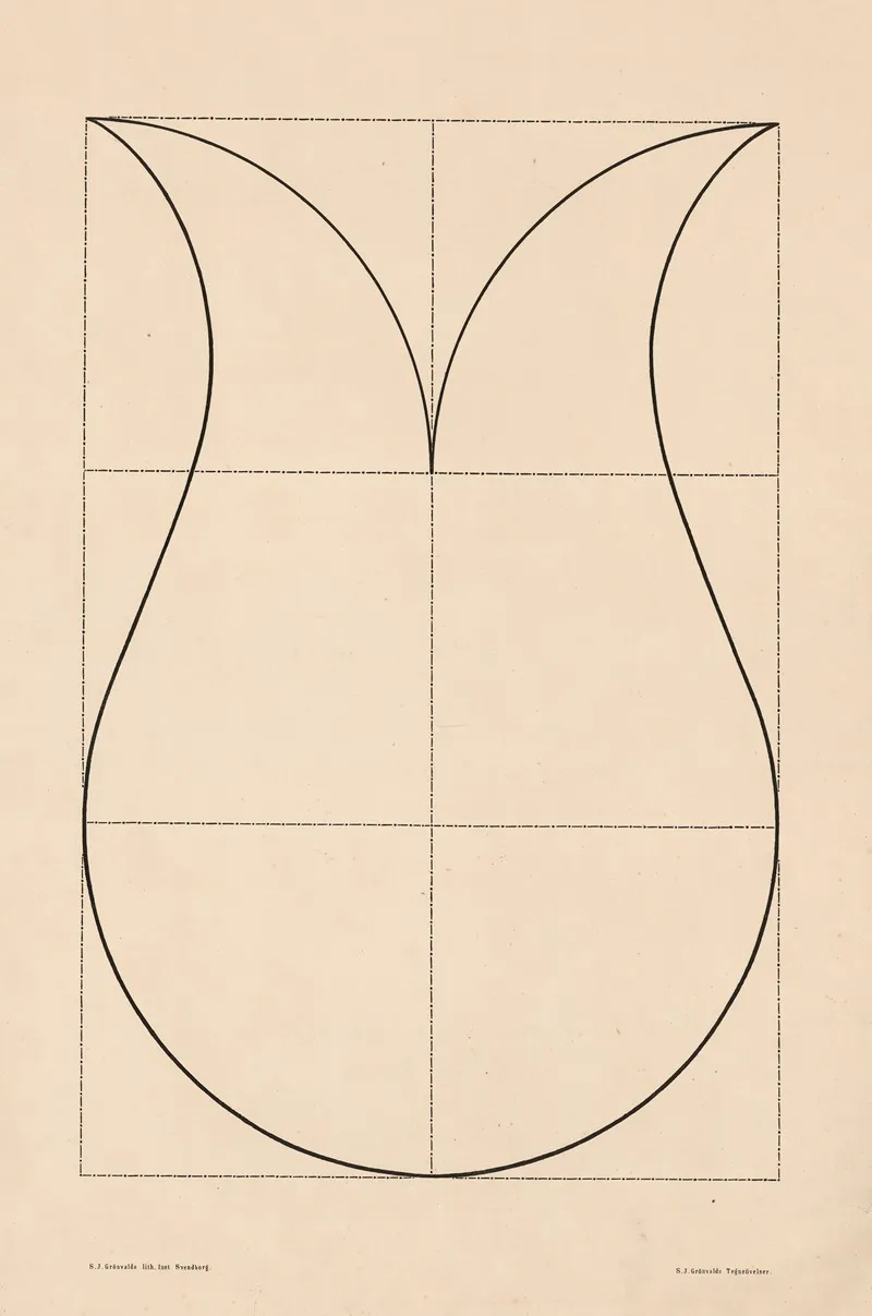 Tulip Motif Wall Art by Søren Jacob Grønvald - High-Resolution Digital Print