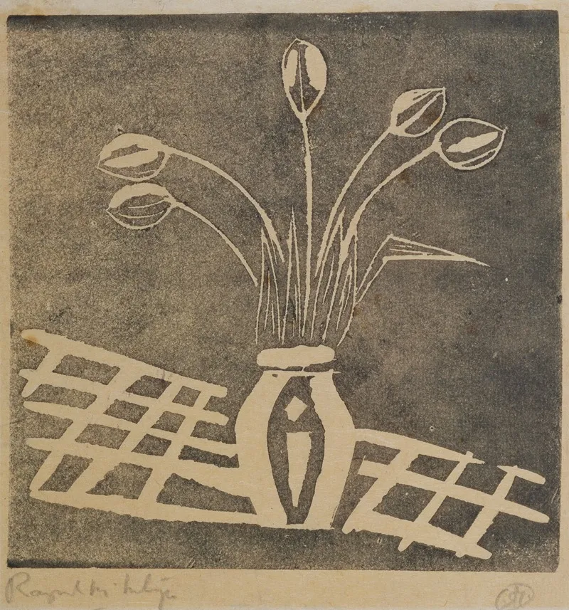 Tulips In A Vase