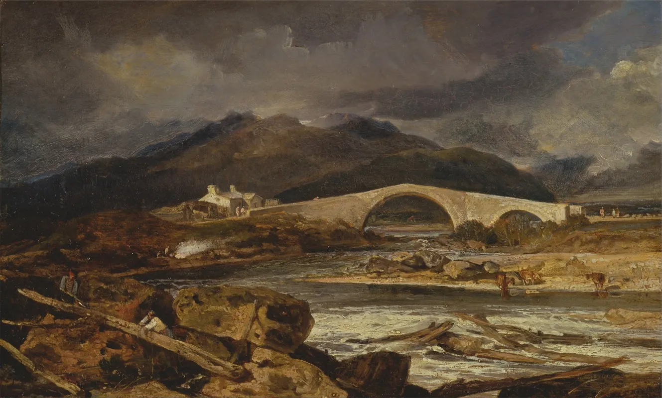 Tummel Bridge Perthshire Wall Art by Joseph Mallord William Turner - High-Resolution Digital Print