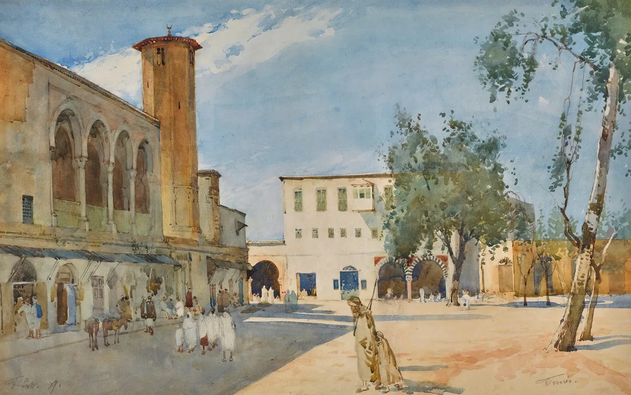 Tunis Wall Art by Tom Scott - High-Resolution Digital Print