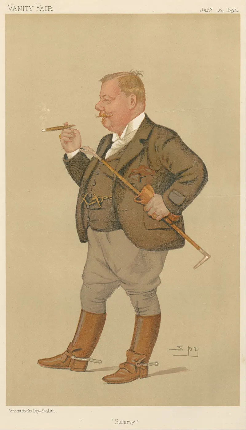 Turf Devotees Sammy Mr Edward Linley Sambourne January 16 1892