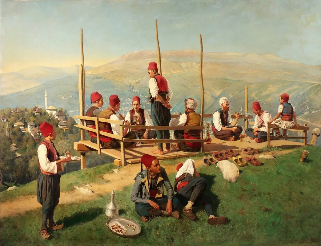 Turkisches Kaffeehaus In Sarajevo
