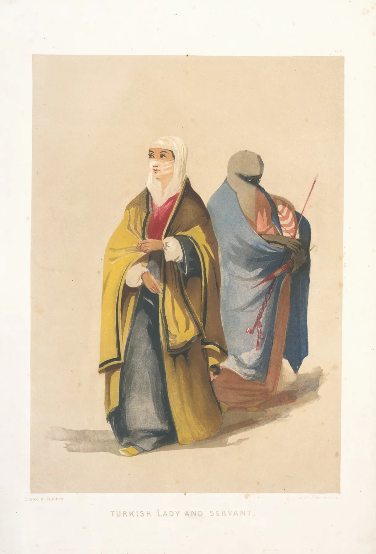 Turkish Lady And Servant Wall Art by Forbes MacBean - High-Resolution Digital Print