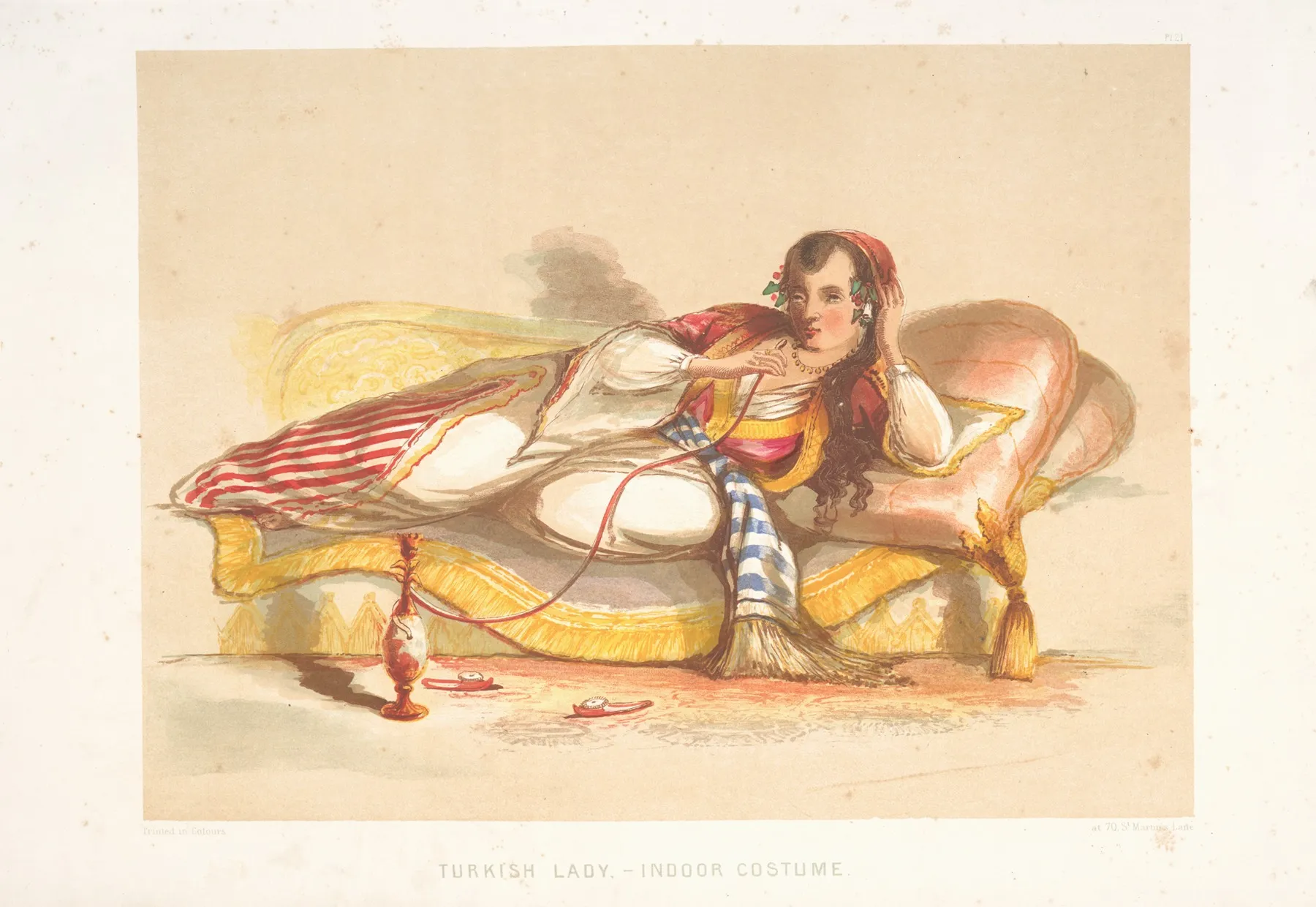 Turkish Lady Indoor Costume Wall Art by Forbes MacBean - High-Resolution Digital Print
