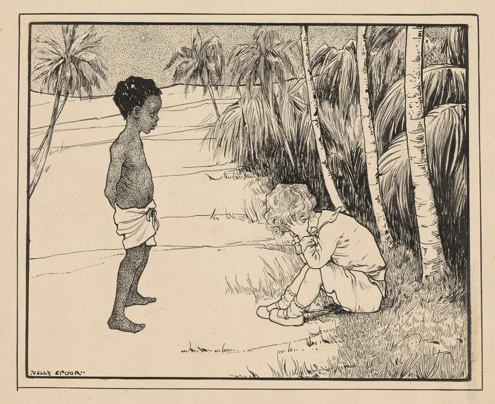 Twee Jongens In Een Woestijnlandschap 2
