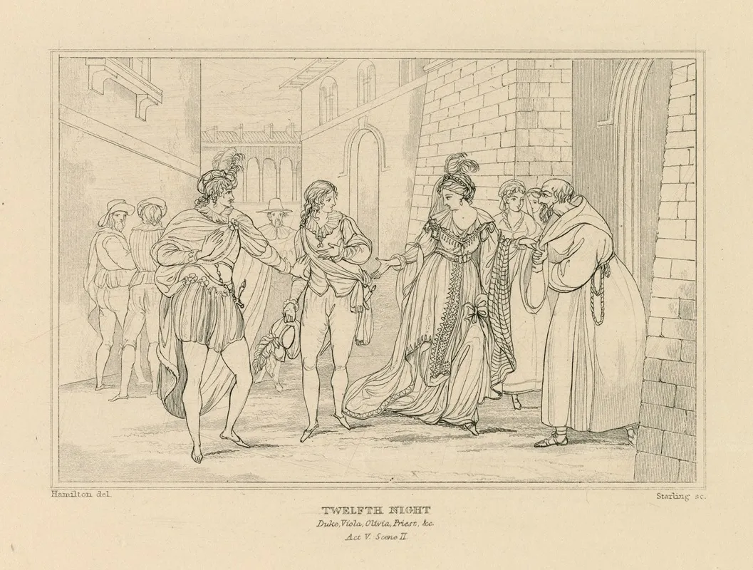 Twelfth Night 4 Wall Art by William Francis Starling - High-Resolution Digital Print