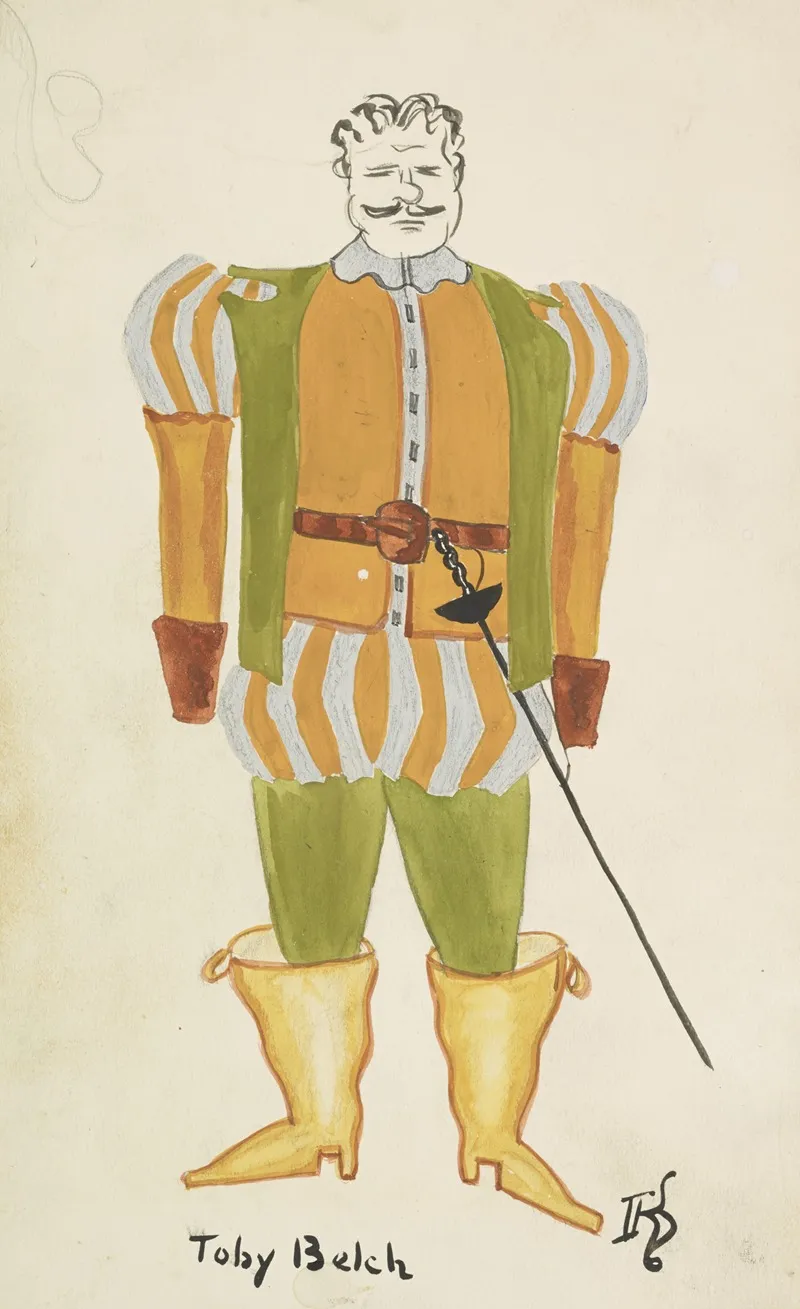 Twelfth Night Toby Belch Wall Art by Robert Byrne - High-Resolution Digital Print