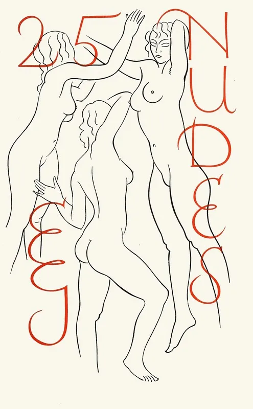 Twenty Five Nudes Pl 01 Wall Art by Eric Gill - High-Resolution Digital Print