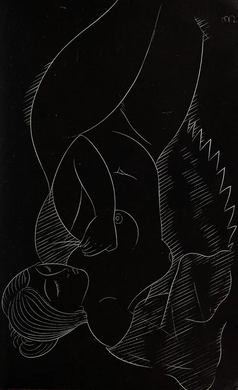 Twenty Five Nudes Pl 10 Wall Art by Eric Gill - High-Resolution Digital Print