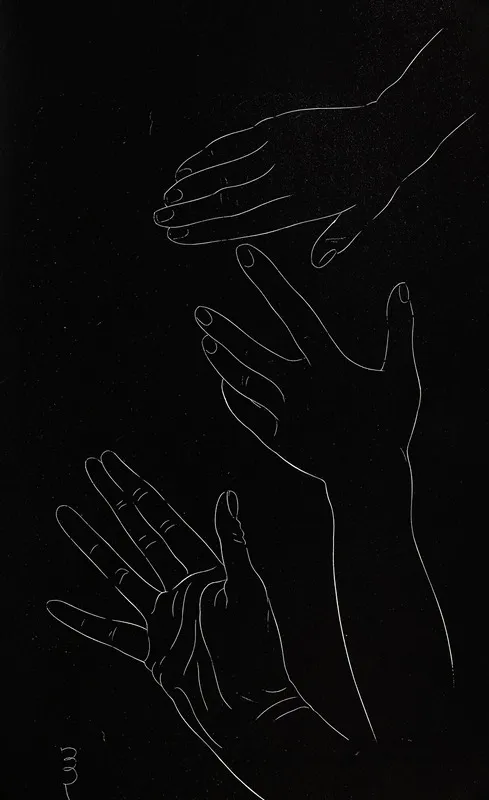 Twenty Five Nudes Pl 27 Wall Art by Eric Gill - High-Resolution Digital Print