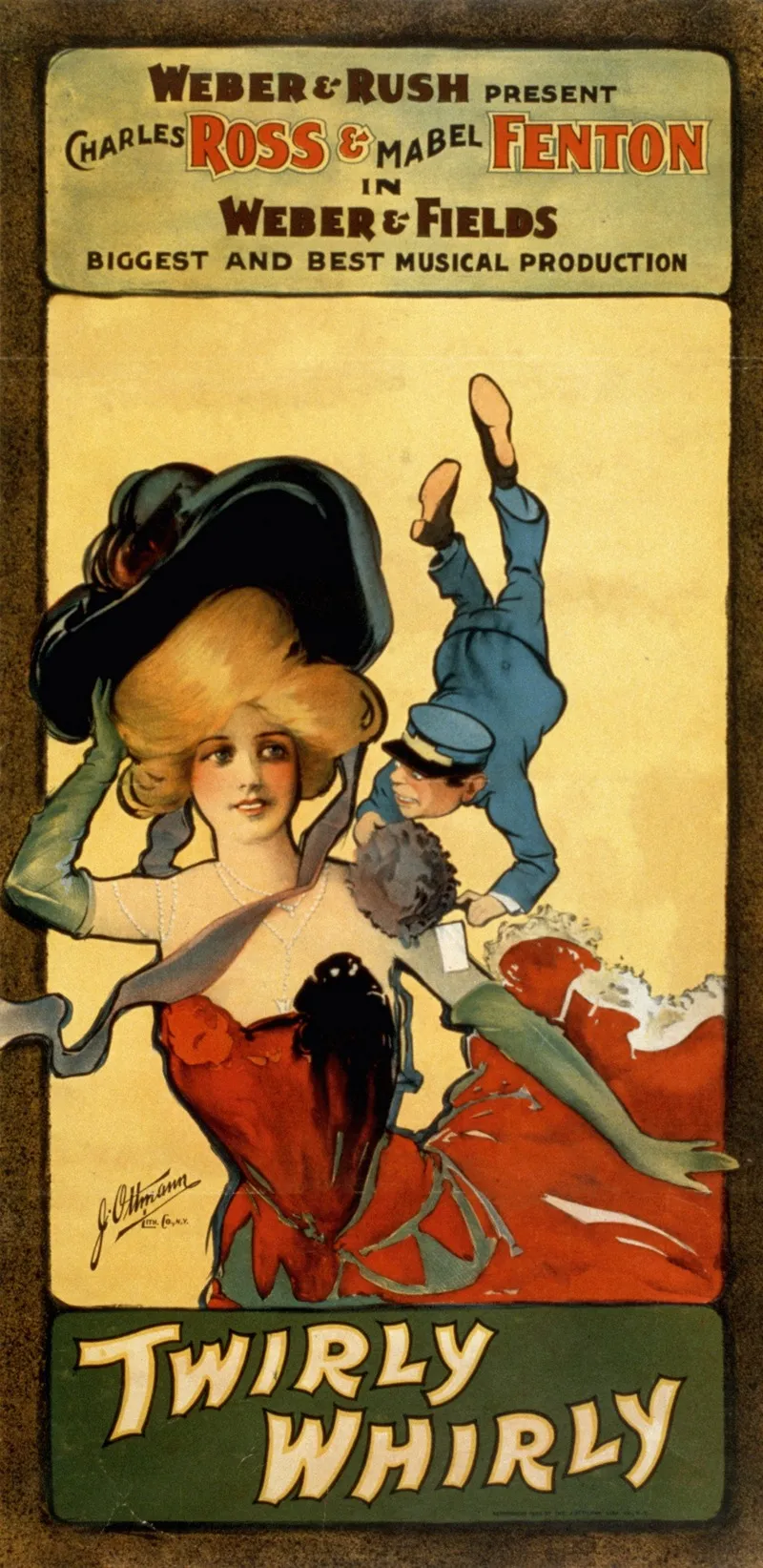 Twirly Whirly Wall Art by J. Ottmann Lith. Co. - High-Resolution Digital Print