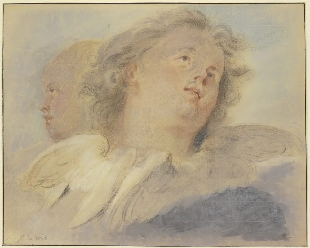 Two Angel Heads 2