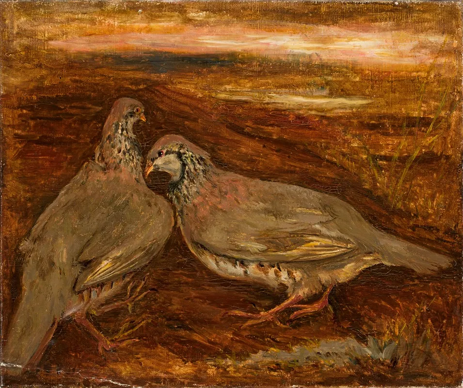 Two Birds 2 Wall Art by Tadeusz Makowski - High-Resolution Digital Print