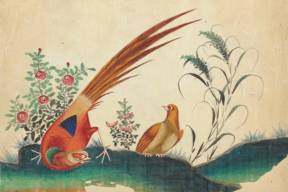 Two Birds Flowers