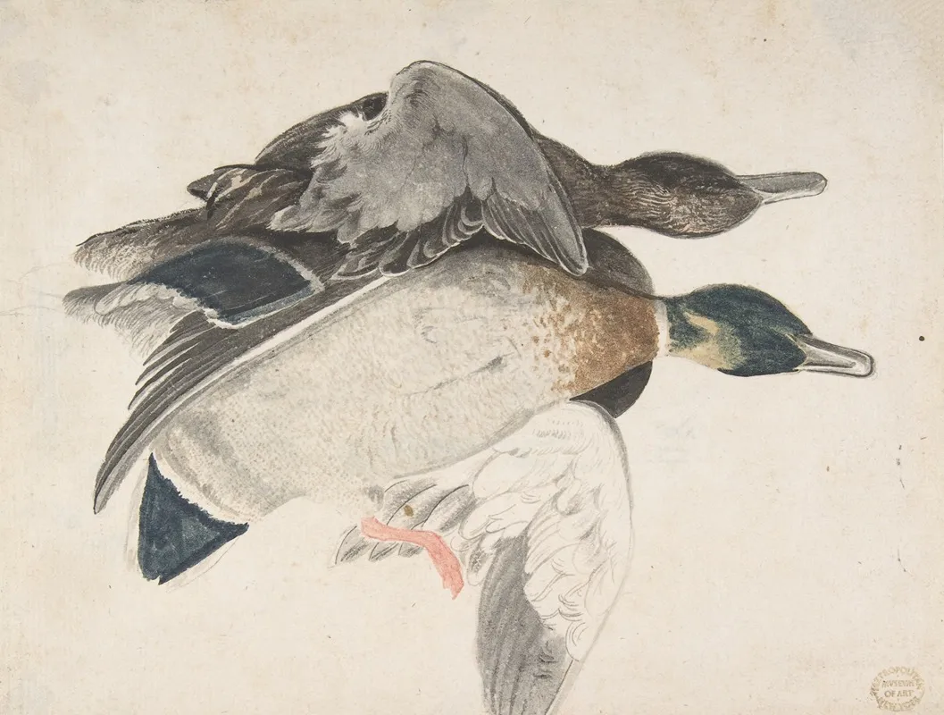 Two Dead Ducks Wall Art by Count Giorgio Durante - High-Resolution Digital Print