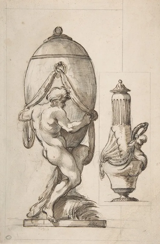 Two Designs For Vases 2