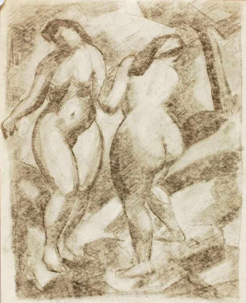 Two Female Nudes 12